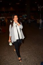 Juhi Chawla snapped at airport in Mumbai on 10th May 2016